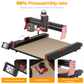 Twotrees TTC450 PRO CNC Router Machine + 4th Axis + End Mills