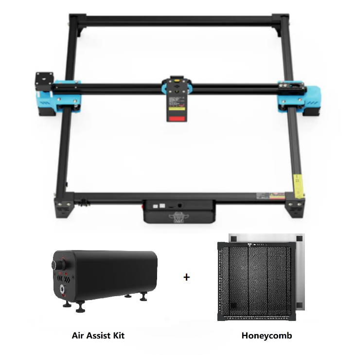 Twotrees TTS-20 Pro 20W Laser Engraver Machine + Honeycomb + Air Assist Kit