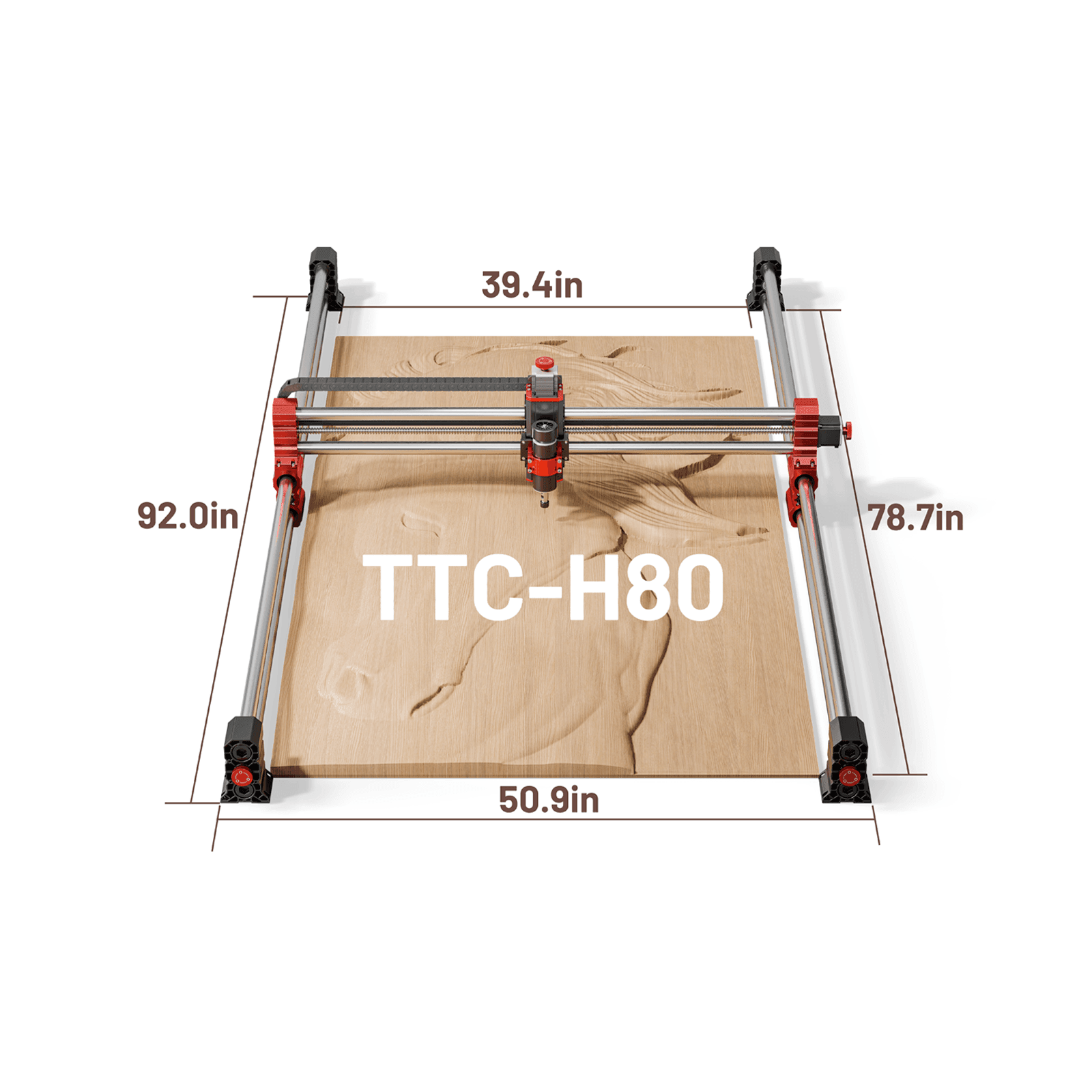 【Pre-sale】Twotrees TTC-H40/H80 CNC Router Machine - TwoTrees Official Shop