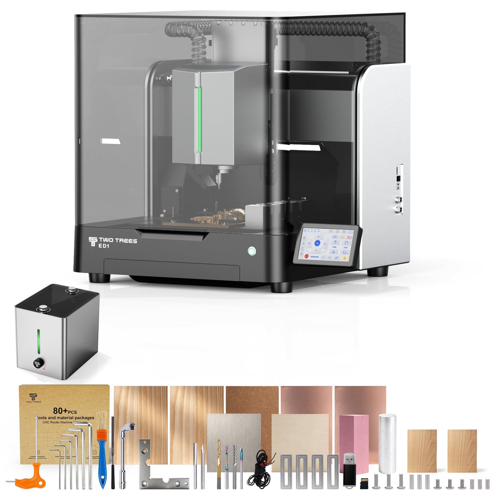 Twotrees ED1 Enclosed Desktop CNC Router Machine