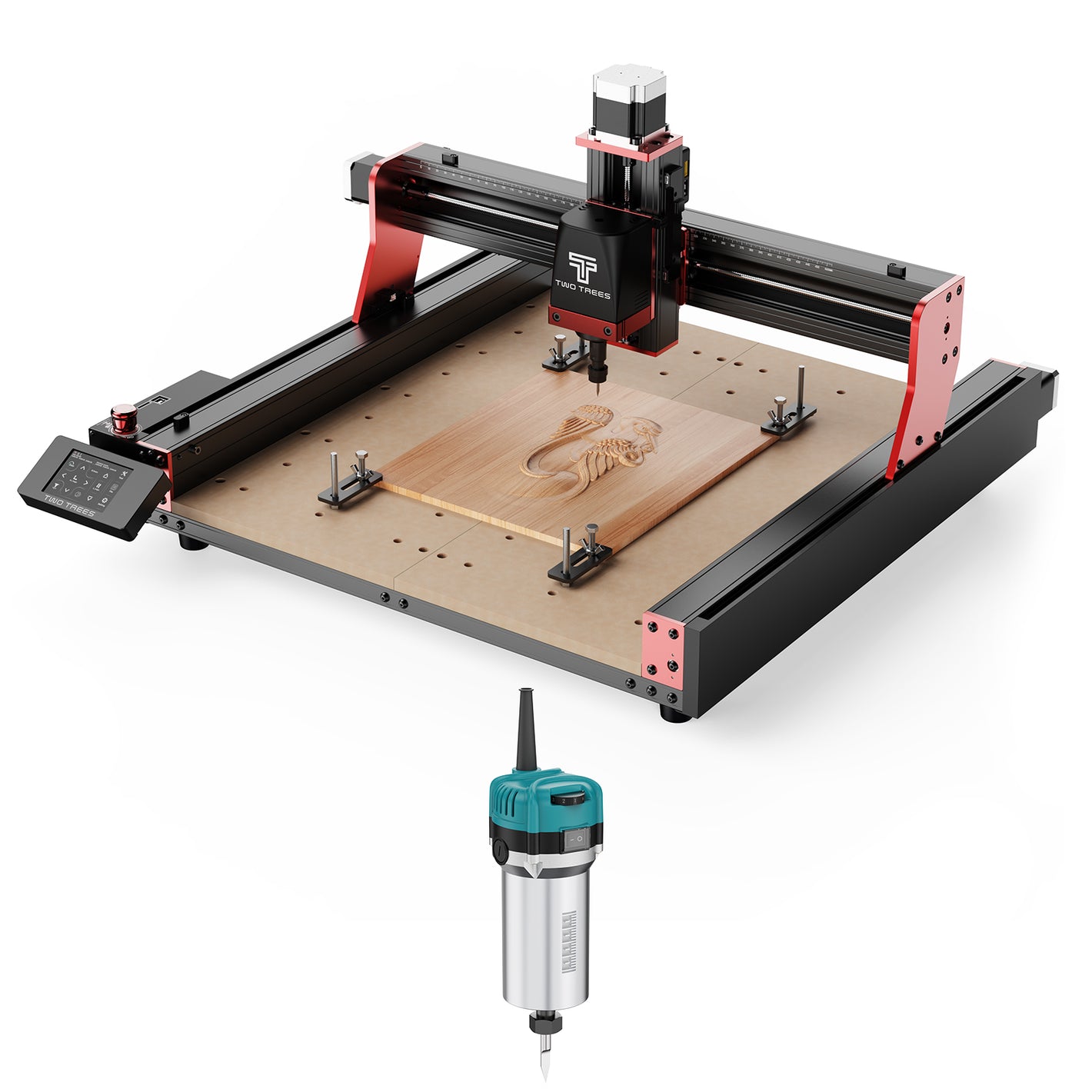 Twotrees TTC450 PRO CNC Router Machine + 800W Spindle