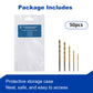 Twotrees TiN Coated High Speed Steel Twist Drill Set 50PCS